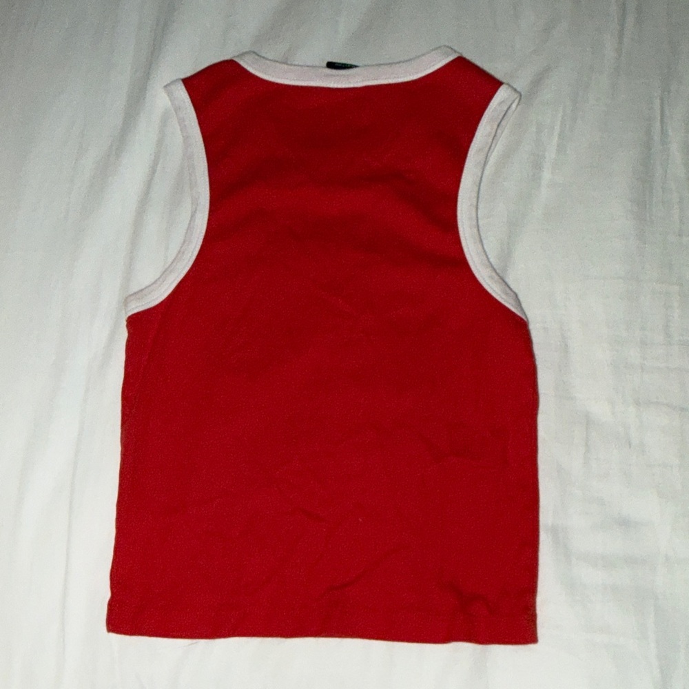 Urban Outfitters Red Graphic Tank Top - Picture 2 of 3